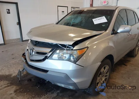 2009 Acura Mdx z USA, uszkodzony, nr VIN 2HNYD28209H512661